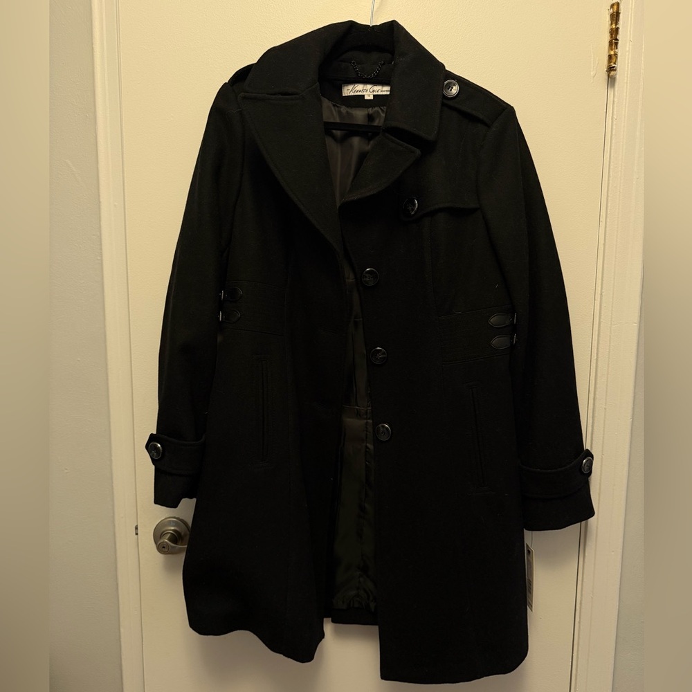 Kenneth Cole New York Black Coat